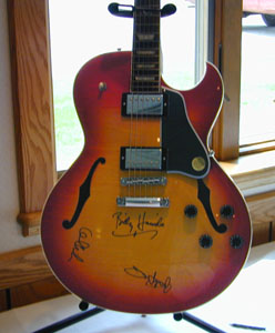 signed guitar